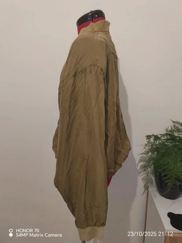 Bombers soltos em seda vintage – photo 3